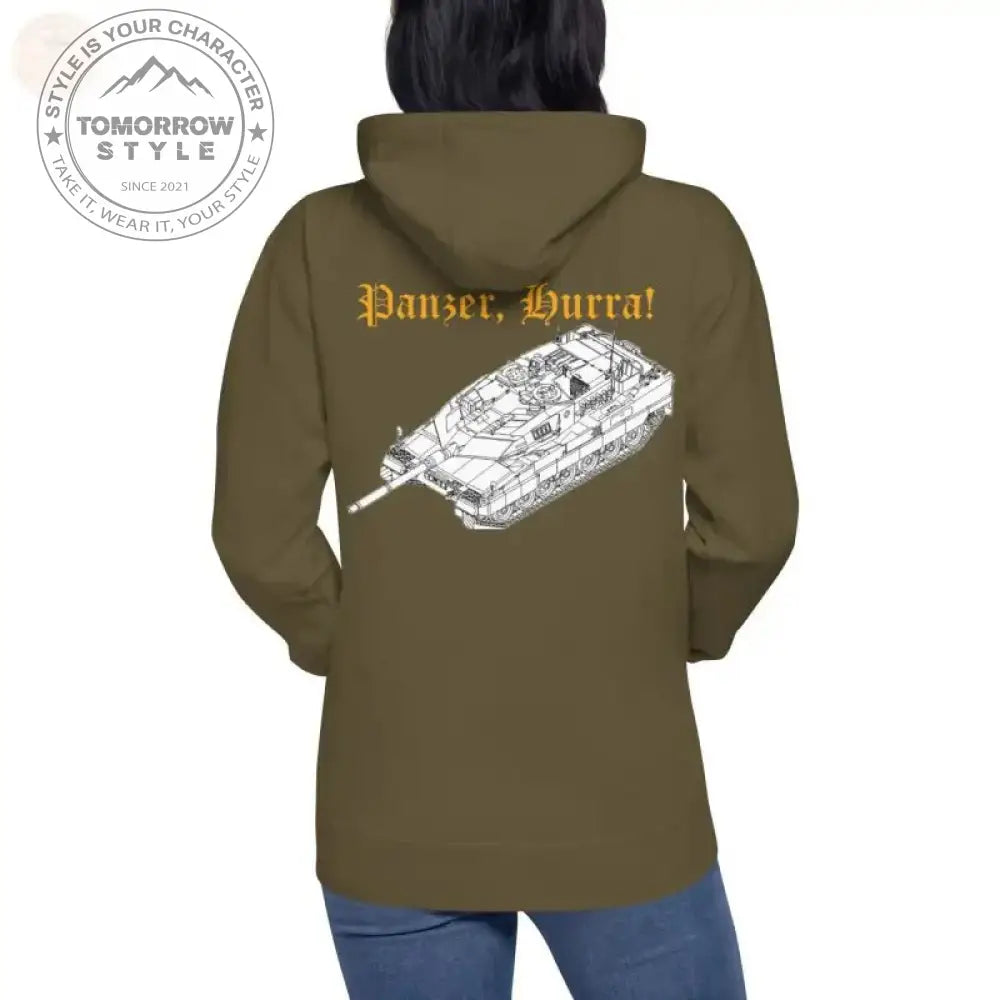 Ultimativer Komfort: Bestickter Premium - Hoodie der Bundeswehr mit Dienstgrad F - Tomorrow Style