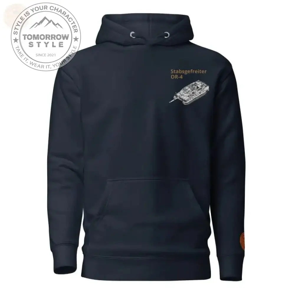 Ultimativer Komfort: Bestickter Premium - Hoodie der Bundeswehr - Tomorrow Style