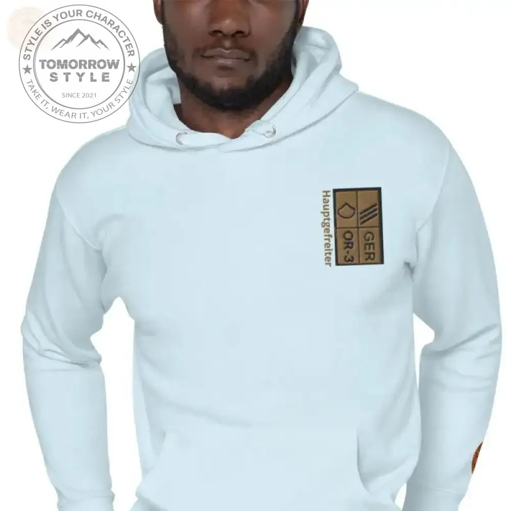 Ultimativer Komfort: Bestickter Premium - Hoodie der Bundeswehr - Tomorrow Style