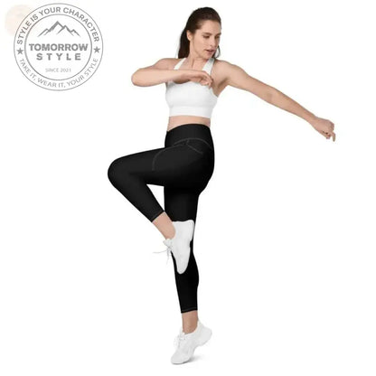 Ultimativer Komfort: Crossover - Leggings mit Taschen! - Tomorrow Style