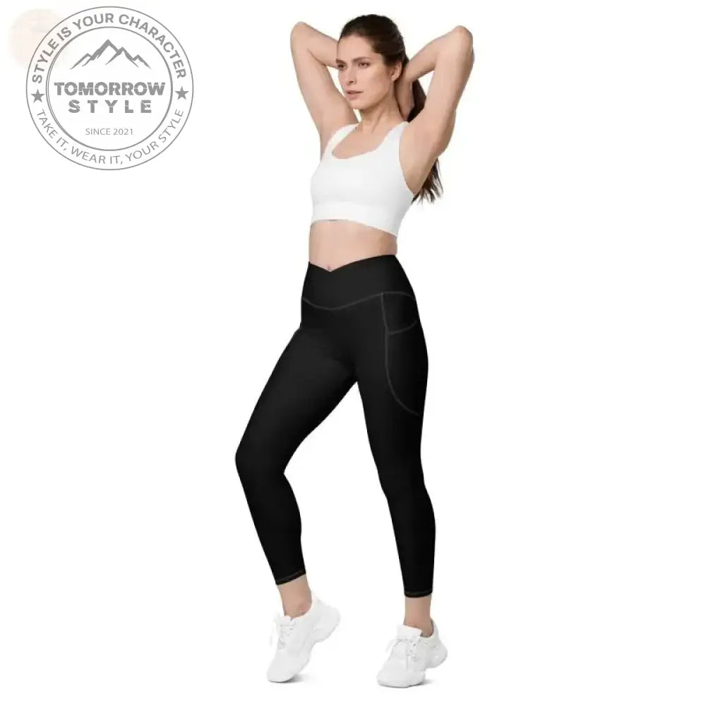 Ultimativer Komfort: Crossover - Leggings mit Taschen! - Tomorrow Style
