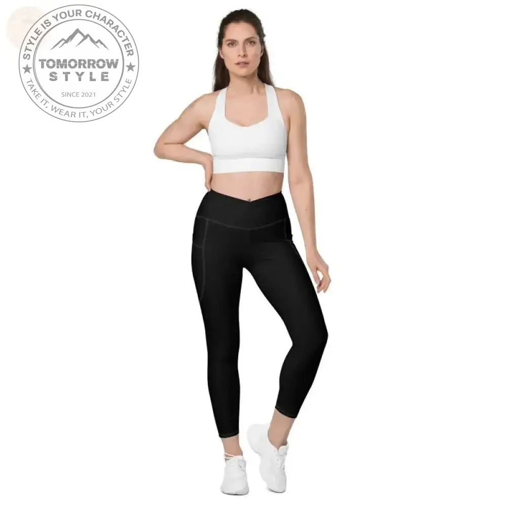 Ultimativer Komfort: Crossover - Leggings mit Taschen! - Tomorrow Style