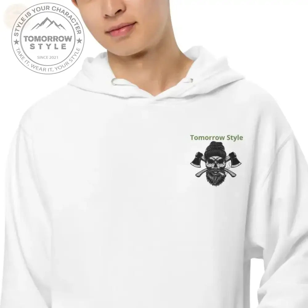 Ultimativer Komfort: Herren - Hoodie mit Stickerei - Tomorrow Style