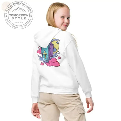 Ultimativer Komfort: Kapuzenpullover aus schwerer Mischung für aktive Mädchen - Tomorrow Style