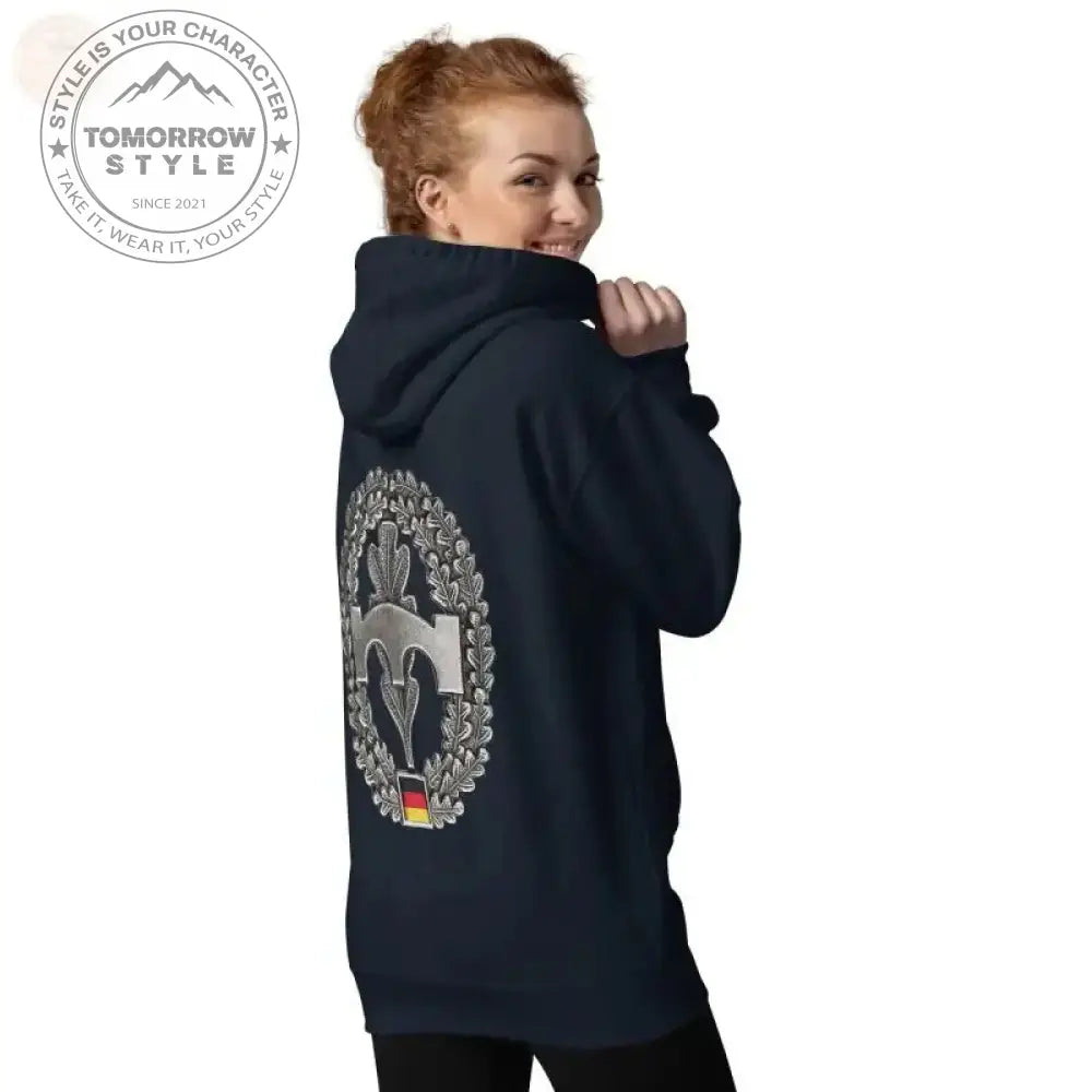 Ultimativer Komfort: Premium - Hoodie der Bundeswehr mit Pionierabzeichen - Tomorrow Style