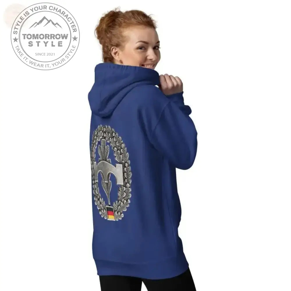 Ultimativer Komfort: Premium - Hoodie der Bundeswehr mit Pionierabzeichen - Tomorrow Style