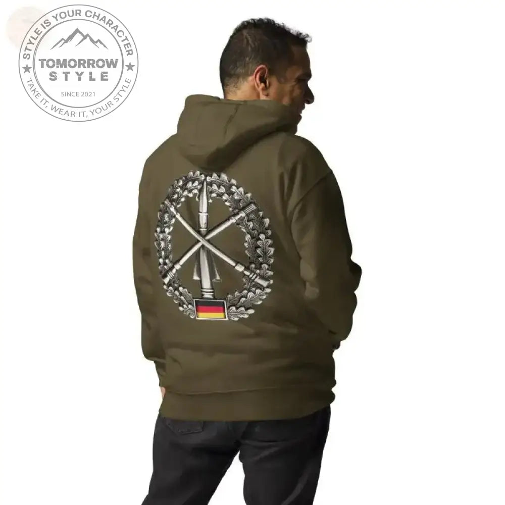 Ultimativer Komfort: Premium - Hoodie der Bundeswehr mit Stickerei - Tomorrow Style