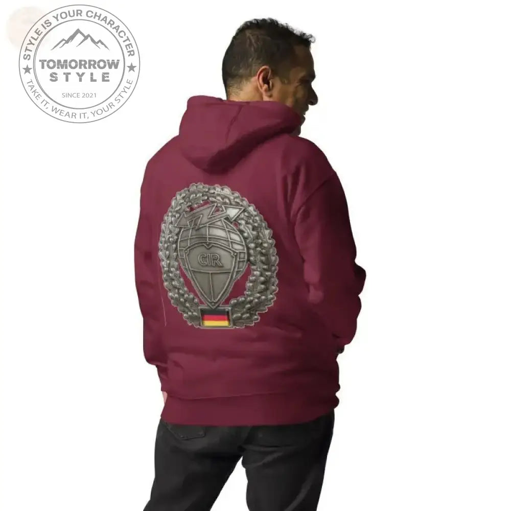 Ultimativer Komfort: Premium - Hoodie der Bundeswehr mit Stickerei - Tomorrow Style