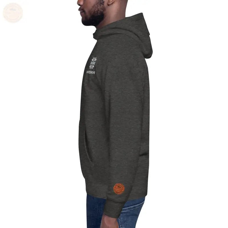 Ultimativer Komfort: Premium - Hoodie der Bundeswehr mit Topographie - Truppenabzeichen - Tomorrow Style