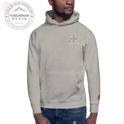 Ultimativer Komfort: Premium - Hoodie der Bundeswehr mit Topographie - Truppenabzeichen - Tomorrow Style