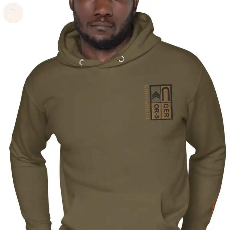 Ultimativer Komfort: Premium - Hoodie der Bundeswehr mit U - Rang - Tomorrow Style