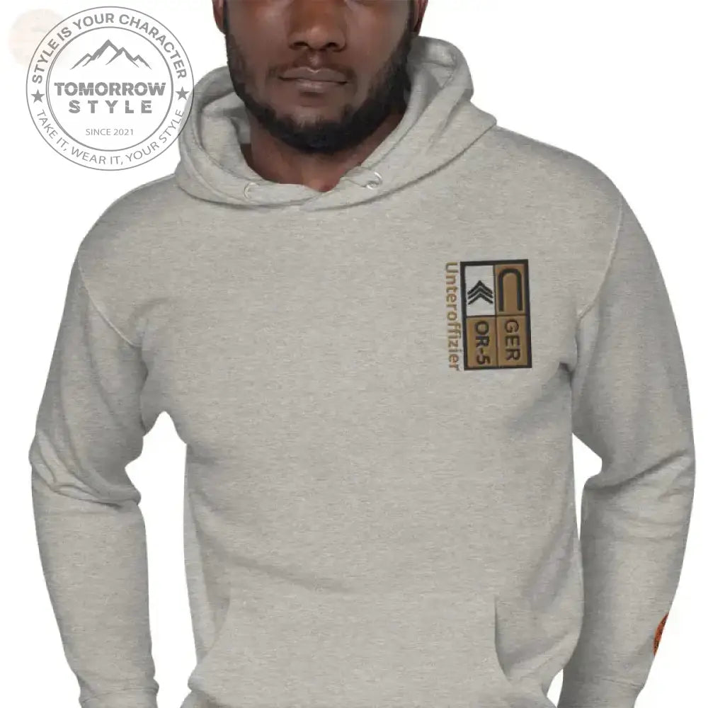 Ultimativer Komfort: Premium - Hoodie der Bundeswehr mit U - Rang - Tomorrow Style