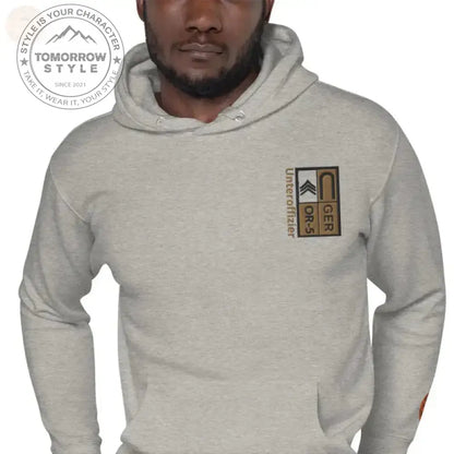 Ultimativer Komfort: Premium - Hoodie der Bundeswehr mit U - Rang - Tomorrow Style