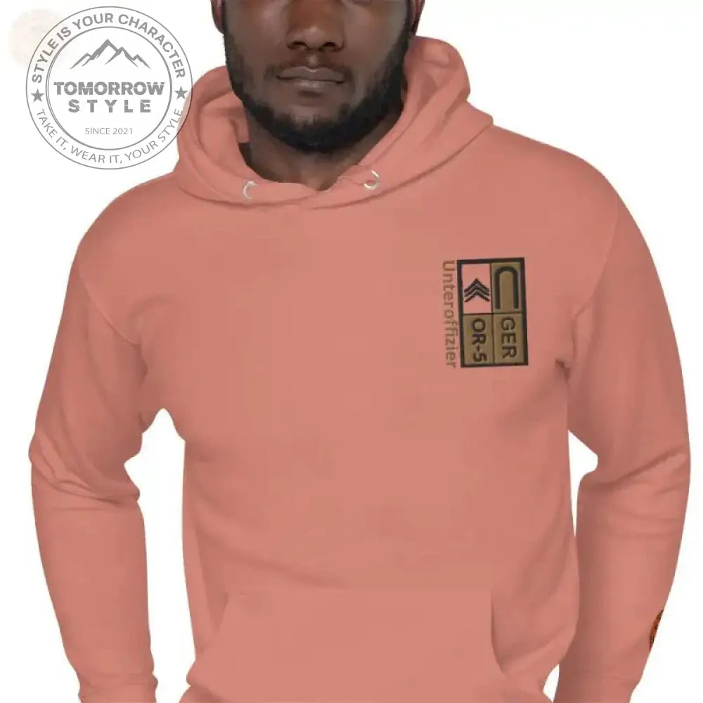 Ultimativer Komfort: Premium - Hoodie der Bundeswehr mit U - Rang - Tomorrow Style