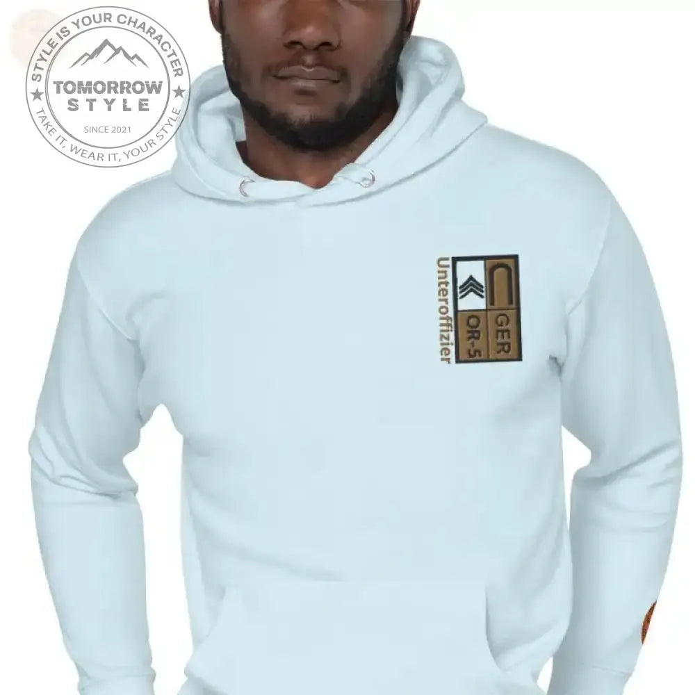 Ultimativer Komfort: Premium - Hoodie der Bundeswehr mit U - Rang - Tomorrow Style