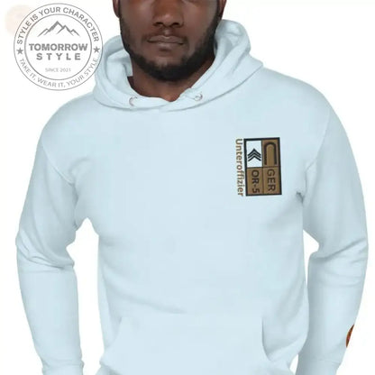 Ultimativer Komfort: Premium - Hoodie der Bundeswehr mit U - Rang - Tomorrow Style