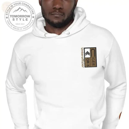 Ultimativer Komfort: Premium - Hoodie der Bundeswehr mit U - Rang - Tomorrow Style