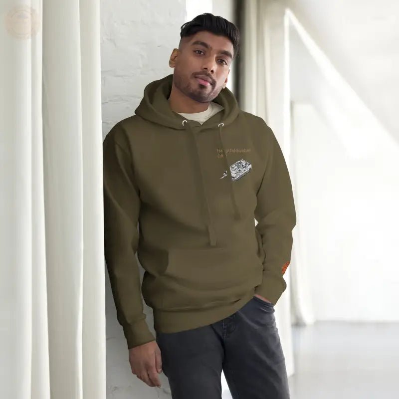 Ultimativer Komfort trifft auf Military - Style: Bestickter Premium - Hoodie der Bundeswehr - Tomorrow Style