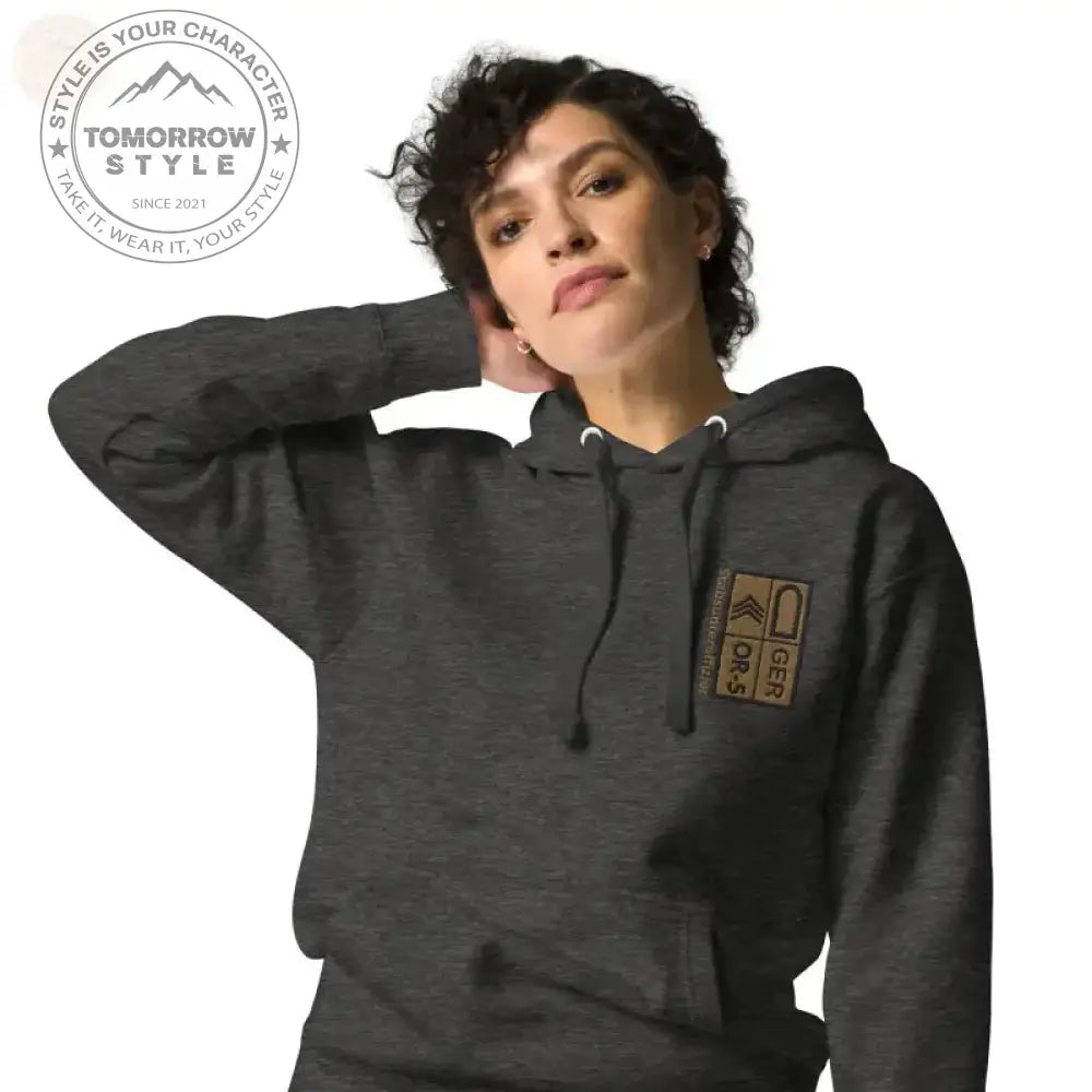 Ultimativer Komfort und Stil: Bestickter Premium - Hoodie der Bundeswehr - Tomorrow Style