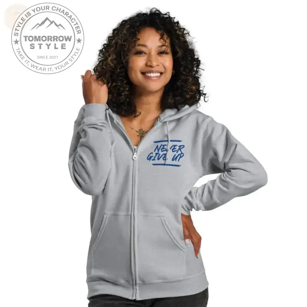Ultimativer Premium - Fleece - Zip - Hoodie für Damen - Tomorrow Style