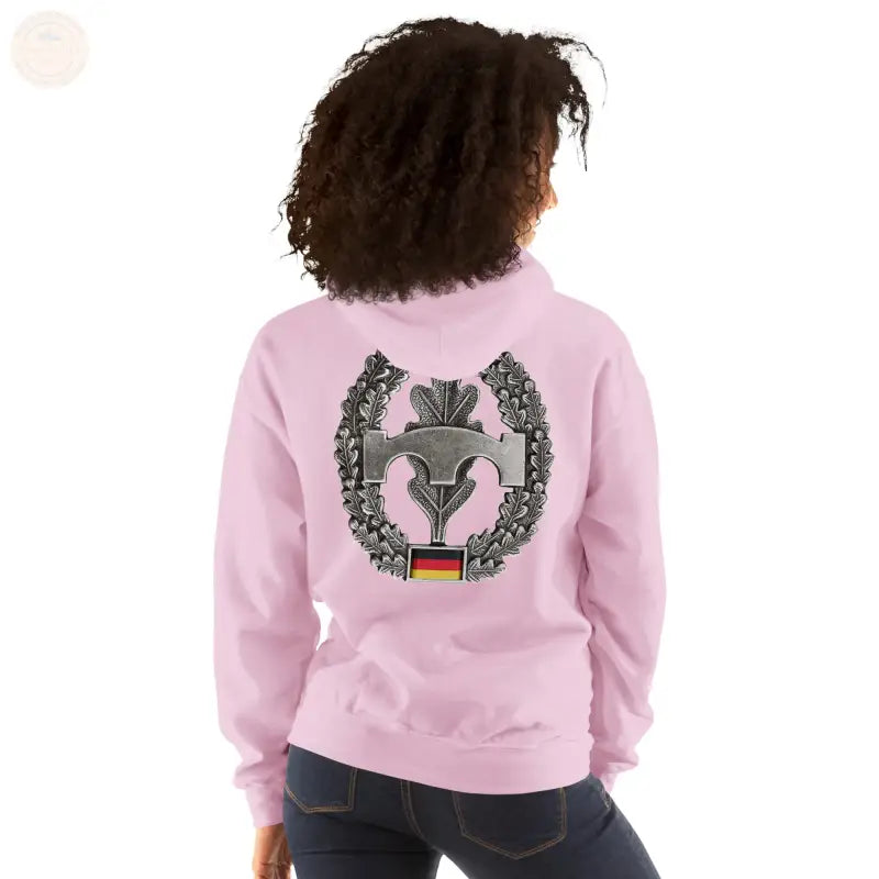 Bundeswehr Premium Hoodie mit Stickerei für D&H mit Pionier - Abzeichen