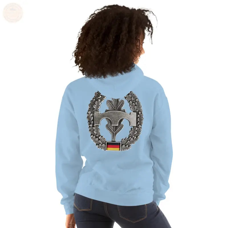 Bundeswehr Premium Hoodie mit Stickerei für D&H mit Pionier - Abzeichen