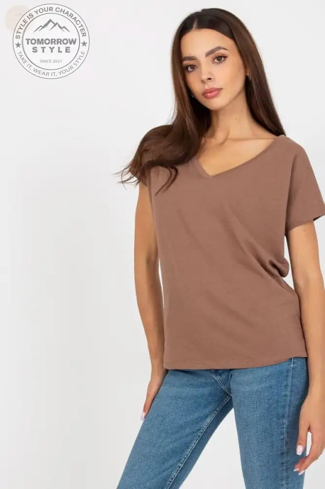 Ultimatives Komfort - Shirt mit V - Ausschnitt – ideal für den Alltag - Tomorrow Style