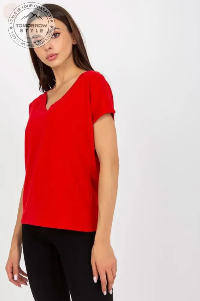 Ultimatives Komfort - Shirt mit V - Ausschnitt – ideal für den Alltag - Tomorrow Style