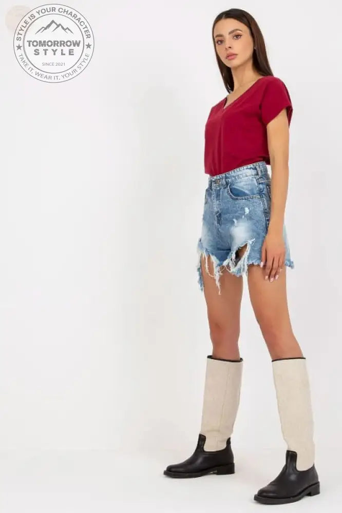 Ultimatives Komfort - Shirt mit V - Ausschnitt – ideal für den Alltag - Tomorrow Style