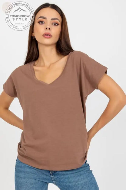 Ultimatives Komfort - Shirt mit V - Ausschnitt – ideal für den Alltag - Tomorrow Style