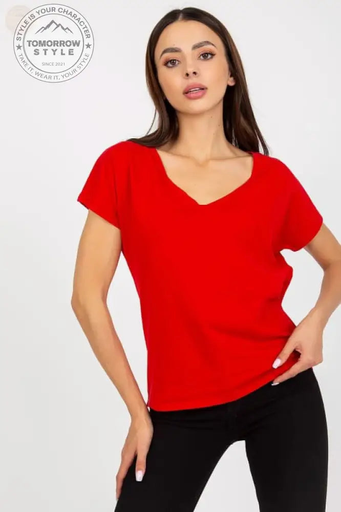 Ultimatives Komfort - Shirt mit V - Ausschnitt – ideal für den Alltag - Tomorrow Style