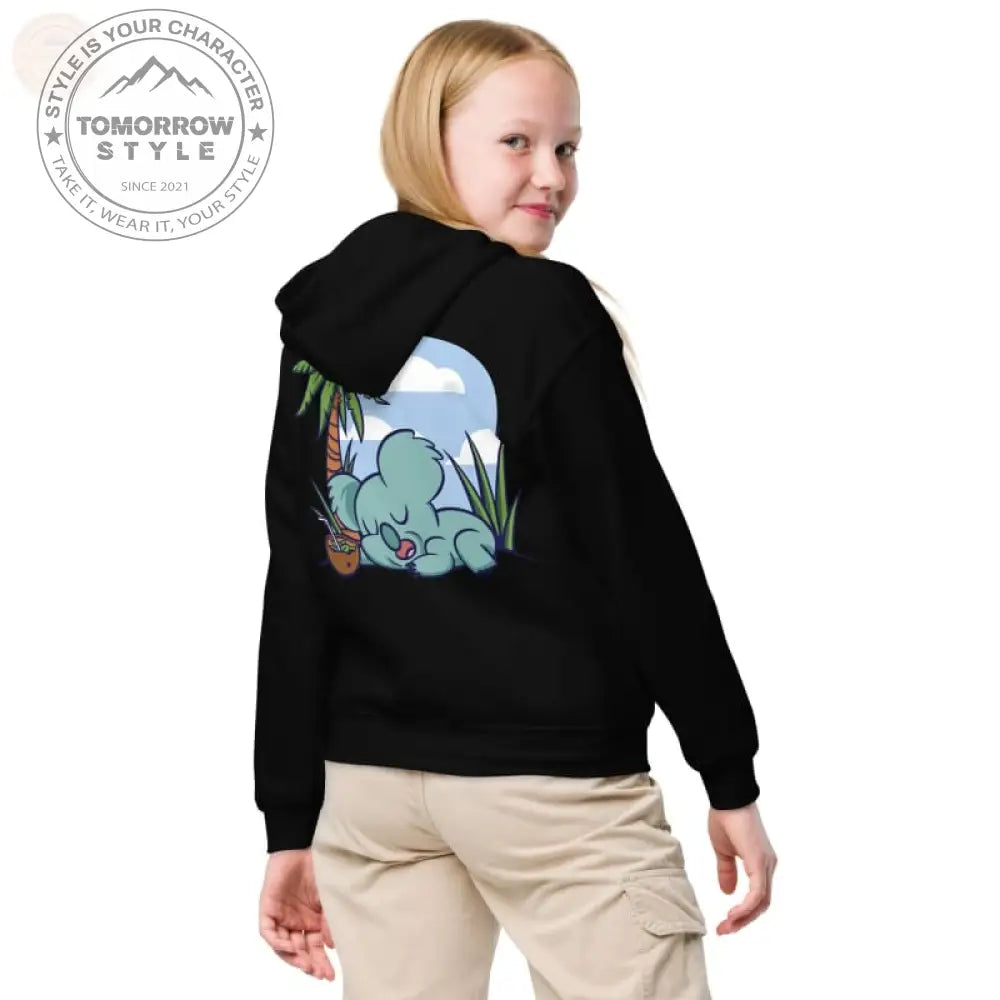 Ultra - strapazierfähiger Kapuzenpullover aus schwerer Mischung für aktive Mädchen - Tomorrow Style