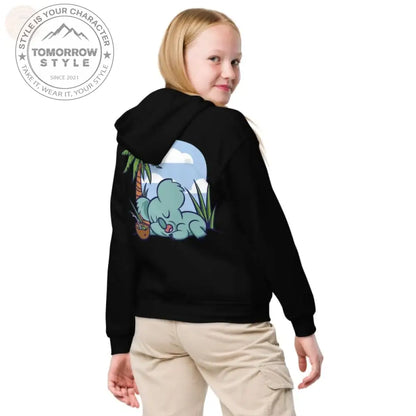 Ultra - strapazierfähiger Kapuzenpullover aus schwerer Mischung für aktive Mädchen - Tomorrow Style