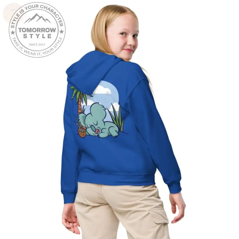 Ultra - strapazierfähiger Kapuzenpullover aus schwerer Mischung für aktive Mädchen - Tomorrow Style