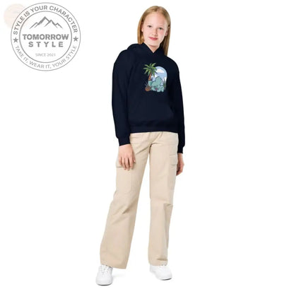 Ultra - strapazierfähiger Kapuzenpullover aus schwerer Mischung für aktive Mädchen - Tomorrow Style