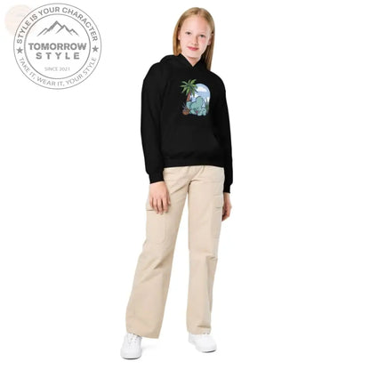 Ultra - strapazierfähiger Kapuzenpullover aus schwerer Mischung für aktive Mädchen - Tomorrow Style