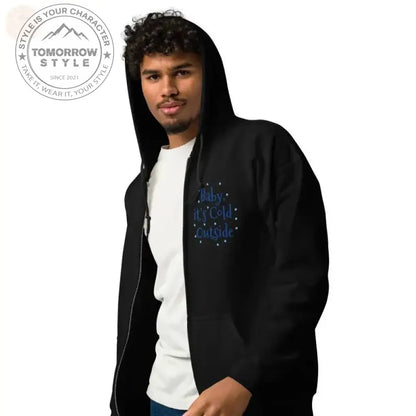 Ultrabequemer Premium - Kapuzenpullover mit Reißverschluss für Herren - Tomorrow Style