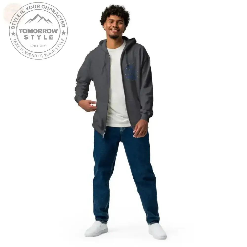 Ultrabequemer Premium - Kapuzenpullover mit Reißverschluss für Herren - Tomorrow Style