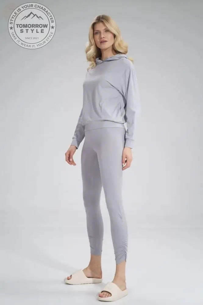 Ultraschicke Knitter - Leggings mit breitem Bund! Breite der Taille! - Tomorrow Style