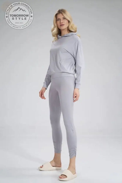 Ultraschicke Knitter - Leggings mit breitem Bund! Breite der Taille! - Tomorrow Style