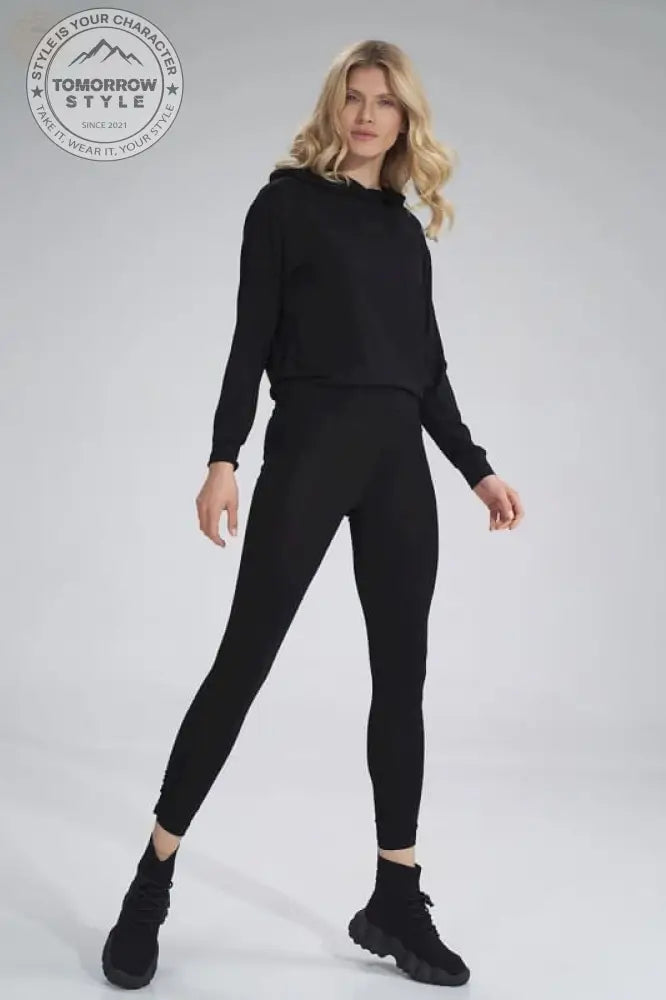 Ultraschicke Knitter - Leggings mit breitem Bund! Breite der Taille! - Tomorrow Style
