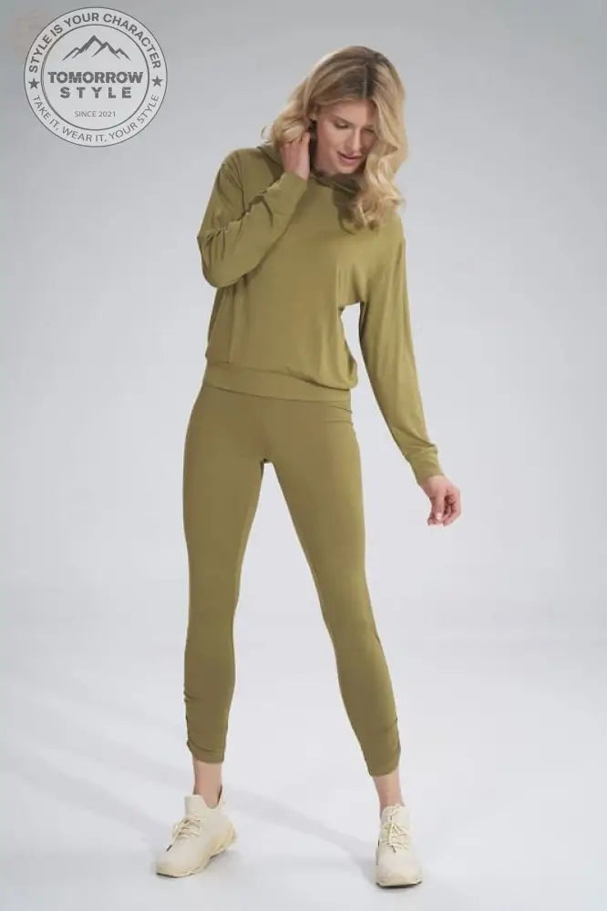 Ultraschicke Knitter - Leggings mit breitem Bund! Breite der Taille! - Tomorrow Style