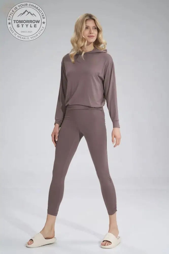 Ultraschicke Knitter - Leggings mit breitem Bund! Breite der Taille! - Tomorrow Style