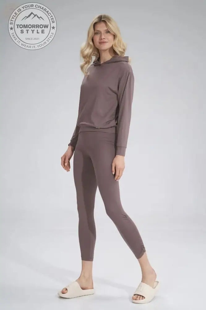 Ultraschicke Knitter - Leggings mit breitem Bund! Breite der Taille! - Tomorrow Style