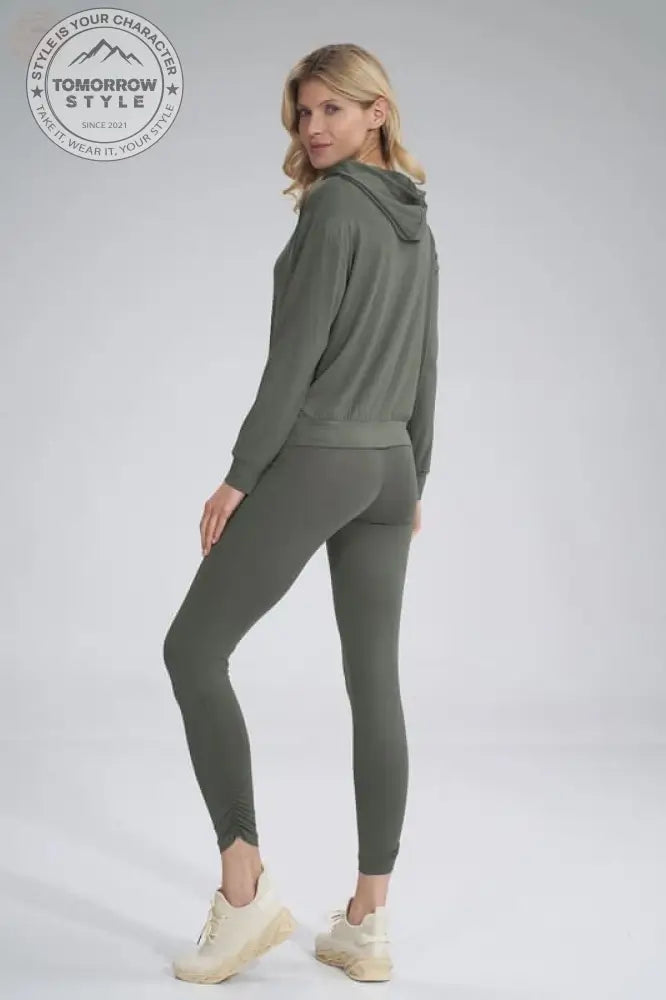 Ultraschicke Knitter - Leggings mit breitem Bund! Breite der Taille! - Tomorrow Style