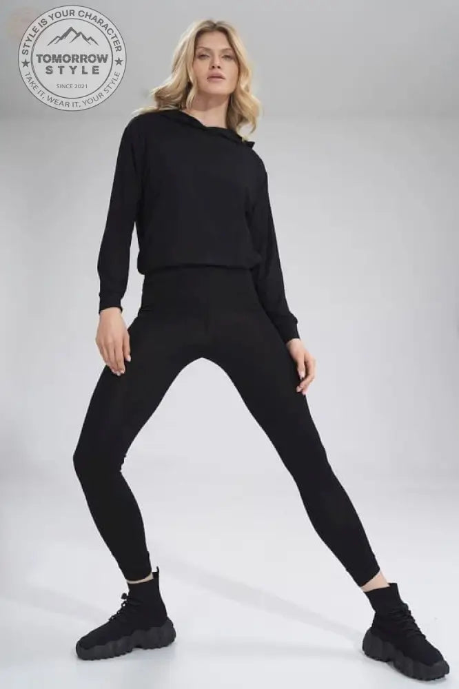 Ultraschicke Knitter - Leggings mit breitem Bund! Breite der Taille! - Tomorrow Style