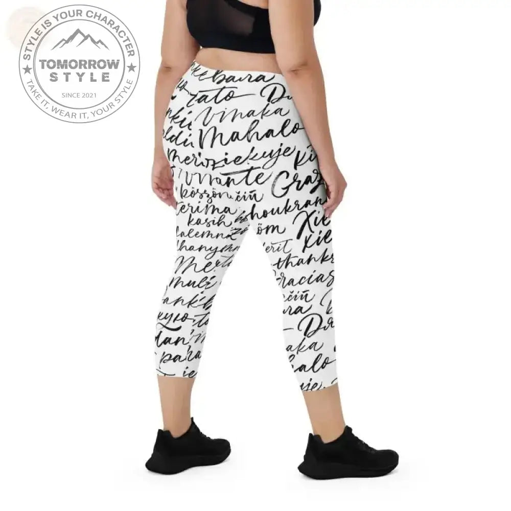 Ultraweiche Performance - Capri - Leggings – 4 - Wege - Stretch! - Tomorrow Style