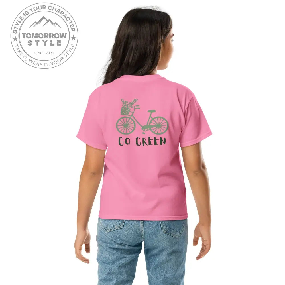 Umweltliebe“ – Mädchen T-Shirt im Go Green Design - Tomorrow Style