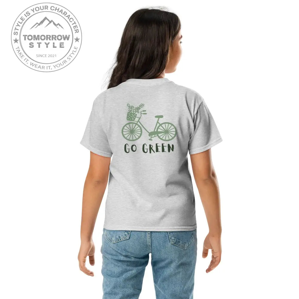 Umweltliebe“ – Mädchen T-Shirt im Go Green Design - Tomorrow Style