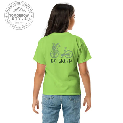 Umweltliebe“ – Mädchen T-Shirt im Go Green Design - Tomorrow Style